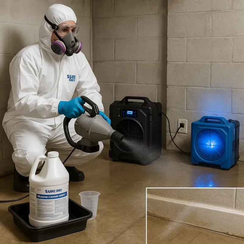 Sanitization and Odor Removal process in Johnstown, CO